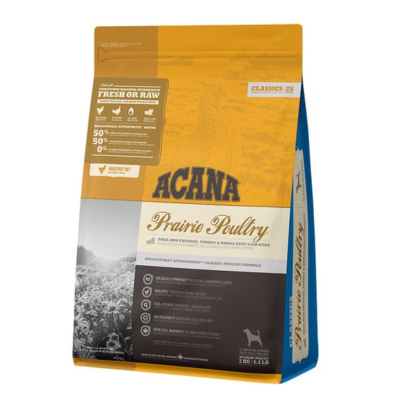 Корм Acana Prairie Poultry сухий з м'ясом птиці для собак будь-якого віку 2 кг