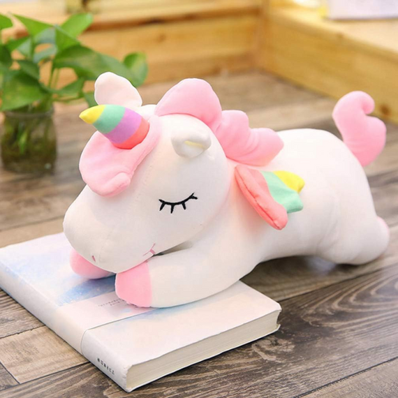 М'який плюшевий Єдиноріг іграшка-обіймашка для дітей 42 см, іграшка-антистрес для дітей | Зображення 5