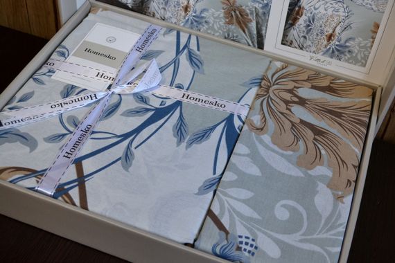 Постільна білизна First Choice Homesko Ranforse сімейний 160 х 220 см Lara Blue | Зображення 2