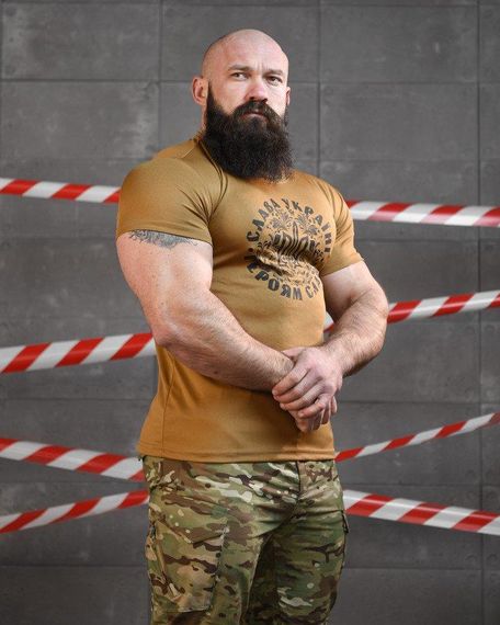 Тактична футболка потоотводящая SABUR ЛОГО КАЙОТ ВТ6826 | Зображення 1