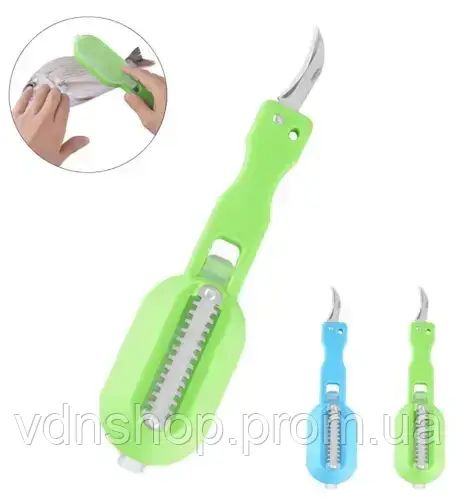 Рибочистка Ніж скребок для чищення риби Fish Scales Wiper Cleaning | Зображення 2