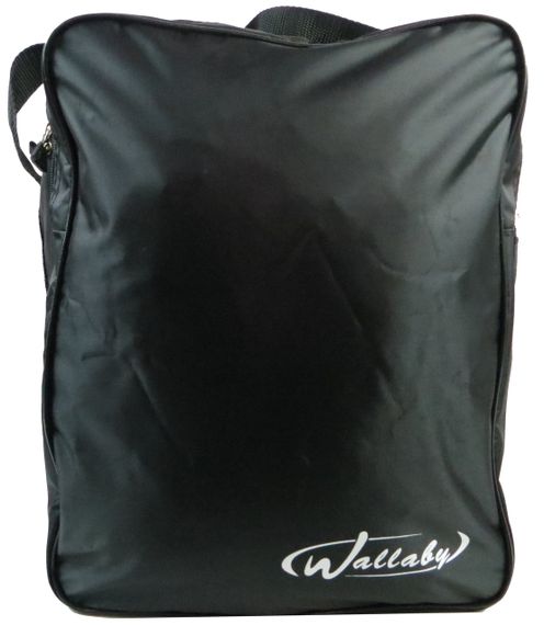 Дорожная сумка среднего размера 60L Wallaby черная 430-9 | Зображення 4