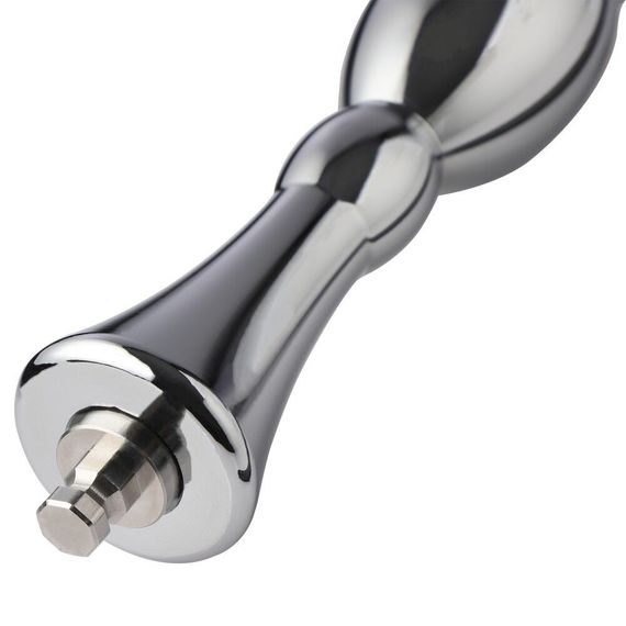 Металевий анальний плаг для секс-машин Hismith Bullet Anal Toy, система KlicLok | Зображення 4