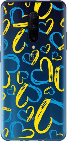 Чехол на OnePlus 7 Pro Сердца UA "5292u-1696-17620"