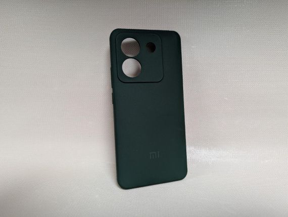 Чохол для Poco M7 Pro / Поко М7 Про, Lakshmi, з логотипом, м'який, протиударний, софт тач, зелений