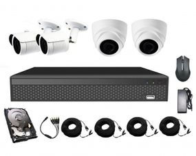 Комплект видеонаблюдения CoVi Security AHD-22WD KIT  HDD500
