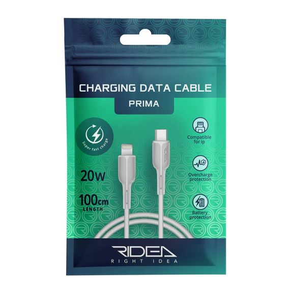 USB Ridea RC-M231 Prima PD20W Type-C to Lightning | Зображення 1