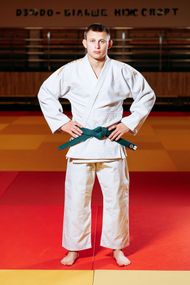 Кімоно для дзюдо біле, TM "Kintayo" Wazari, 190 зріст, щільність 650 гр/м.кв.