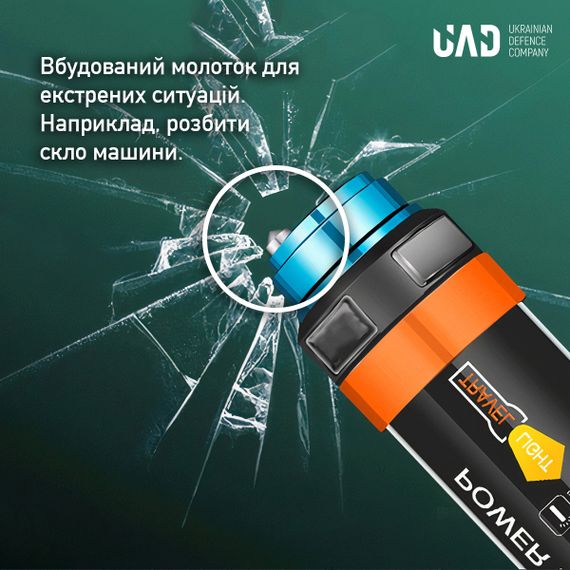 Ліхтар-лампа кемпінговий + повербанк 5200 мА·год водонепроникний з магнітом 25 см (UAD-LT-01) | Зображення 6