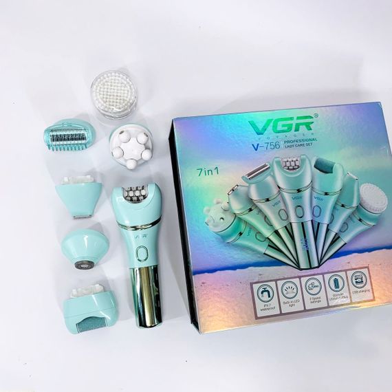 Епілятор VGR V-756 GREEN 7 в 1 | Зображення 9