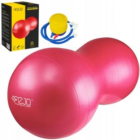 М'яч для фітнесу (арахіс) 4FIZJO Air Ball Peanut 45 x 90 см Anti-Burst Red (P-5907739318558)