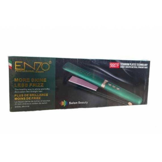 Плойка для волосся з термостійким килимком ENZO-3122 Зелена