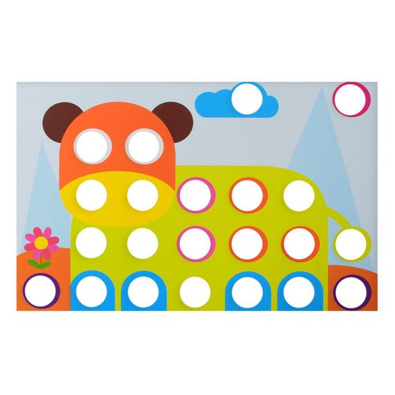 Детская мозаика с крупными деталями 669, 9 картинок | Зображення 7