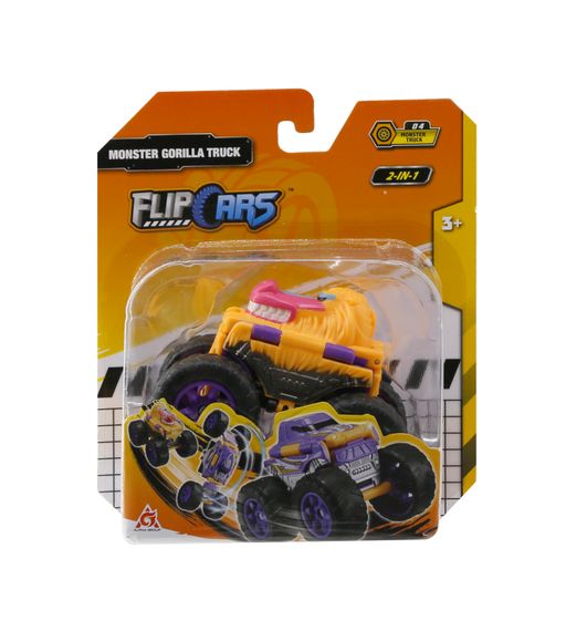 Машинка-трансформер Flip Cars 2 в 1 Монстр-трак Горилла (EU463875A-04) | Зображення 3