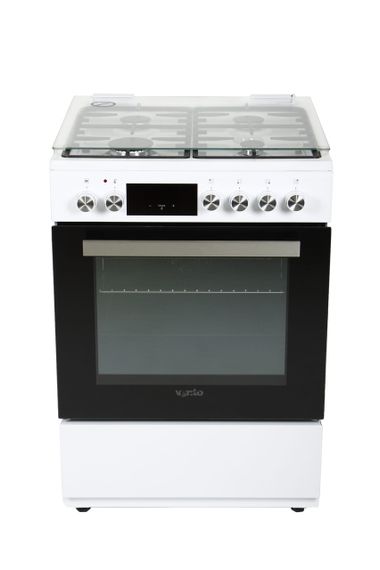 Газова плита з електродуховкою Ventolux GE 6060 CS 6TC (WH) біла | Зображення 2