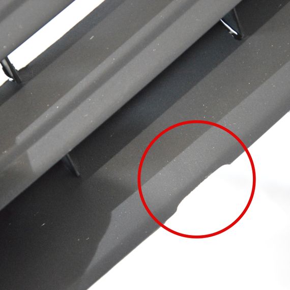 Решітка радіатора Volkswagen Polo 9N 2001-2009 Решітка переднього бампера Фольксваген Поло | Зображення 3