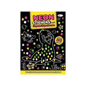 Дитяча книжечка з неоновими стікерами "Морське королівство" РМ-69-02