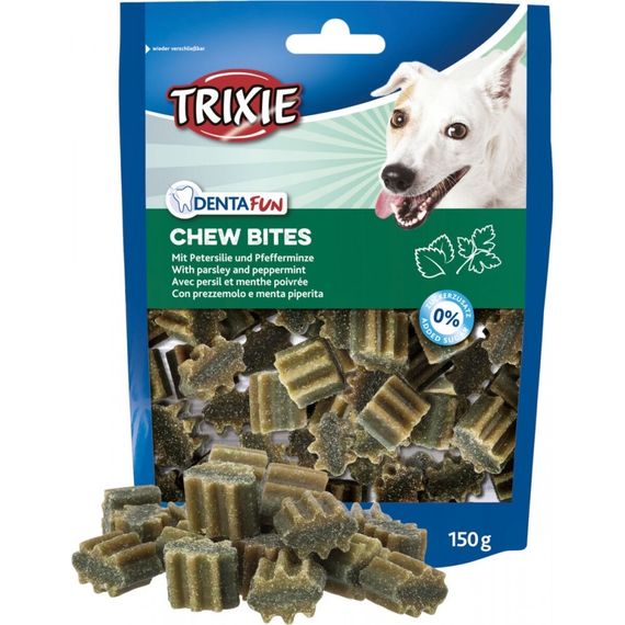 Лакомство для собак с петрушкой и мятой Trixie Denta Fun Chew Bites, 150 гр | Зображення 2