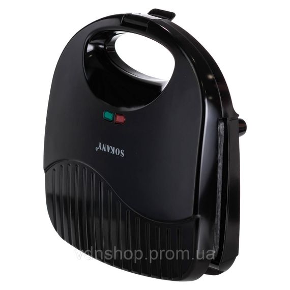 Електрогриль з антипригарним покриттям, термостатом і захистом від перегріву 750 Вт Sokany SK-116 | Зображення 4