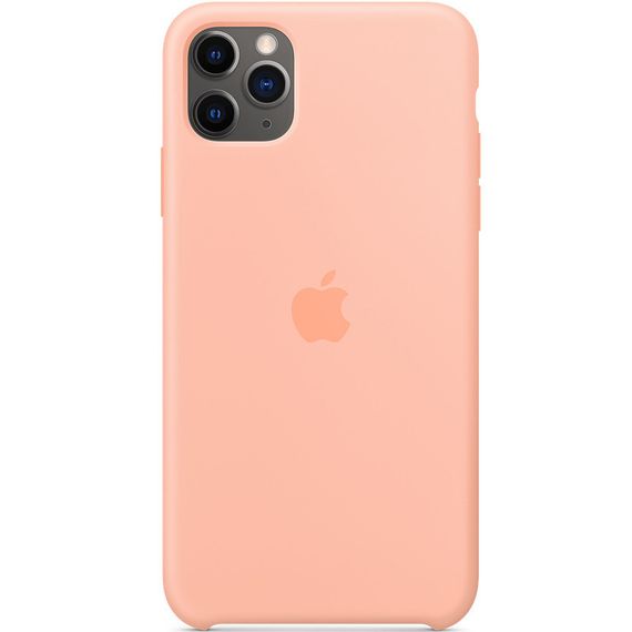 Чохол Silicone Case (AA) для Apple iPhone 11 Pro Max (6.5") Жовтогарячий/ Grapefruit