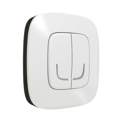 Valena Allure with NETATMO. Умный беспроводной выключатель 2-клавишний.Белый (752587) | Зображення 3
