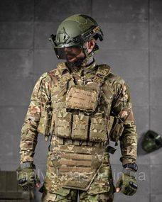 Плитоноска 4 быстрых сброса с напашником Cordura пиксель ДЛ63965