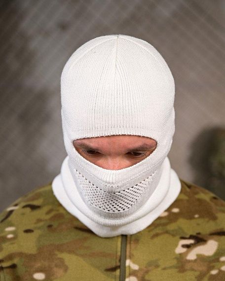 Балаклава трансформер біла ТР6282 | Зображення 2