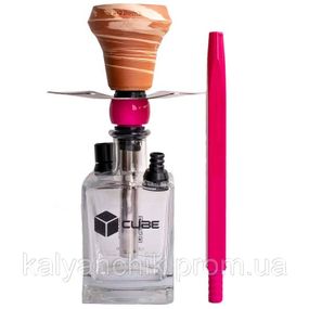 >Кальян Cube розовый