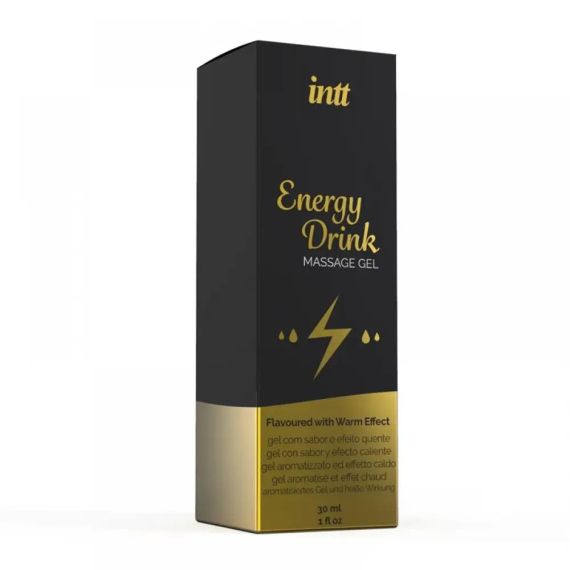 Массажний гель с согревающим эффектом Intt Energy Drink 30 мл Sex Aura | Зображення 2