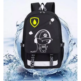 Рюкзак водостійкий розумний повсякденний з Led-підсвіткою "Music", рюкзак з підсвіткою  для прогулянок і спорту