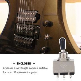 Перемикач тумблер Korea switch для гітари електрогітари Gibson LP Les Paul SG ES ХРОМ