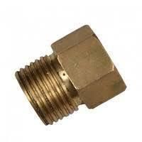 Перехідник латунний 22х1,5‐ зовнішня різьба 3/8 Переходник латуний 22х1,5‐ 1/4 внутренняя резьба