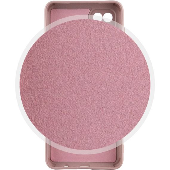 Чехол Silicone Cover Lakshmi Full Camera (A) для Samsung Galaxy A12 / M12 Full camera, Рожевий/Pink Sand | Зображення 2