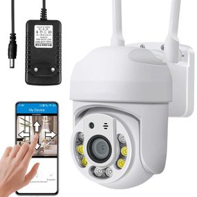 Уличная IP камера видеонаблюдения с Wi-Fi, 2mp, CAMERA YCC365 / Поворотная вайфай камера с микрофоном