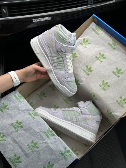 Жіночі кросівки Originals Forum 84 Mid Grey Suede Olive  , В'єтнам , весна / літо / осінь | Зображення 7