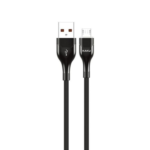 USB кабель Kaku KSC-223 USB - Micro USB 1.2m з підсвічуванням - Black