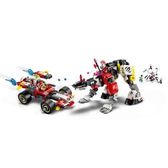 Конструктор LEGO DREAMZzz Робот-тигр Купера та Хот-род авто Зеро (71497) | Зображення 3