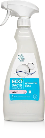 Екозасіб для миття скла 500мл.
