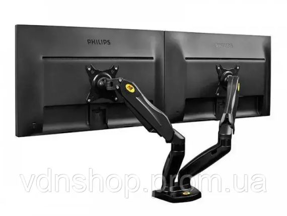 Настільне кріплення для двох моніторів (кронштейн) 17"-30" NB F160 | Зображення 2
