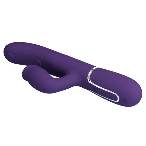 Пульсатор із кліторальним стимулятором серії Pretty Love - Gigi Dark Purple 7 thumping functions 7 licking modes, BW-500035-2 Sex | Зображення 6