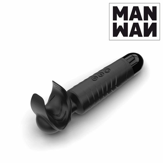 Мастурбатор-вібромасажер Manwan MAN.WAND, відмінно для пар, вібро-мінет, 20 режимів | Зображення 4