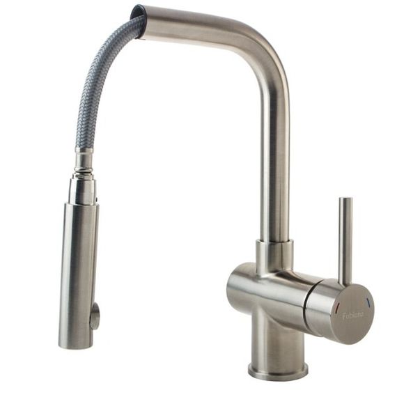 Кухонний змішувач Fabiano FKM 46P SS Inox 8232.401.0193 | Зображення 3