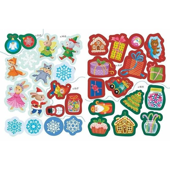 Детский набор для творчества "Моя снежная книжка наклеек" 1895002 | Зображення 2