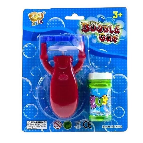 Пистолет для мыльных пузырей электрический 01-05-97 Красный