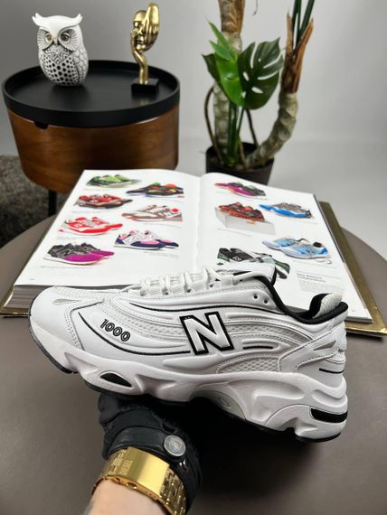 Мужские кроссовки New 1000 White Black весна / літо / осінь A4124 45 28,5-29 см | Зображення 6