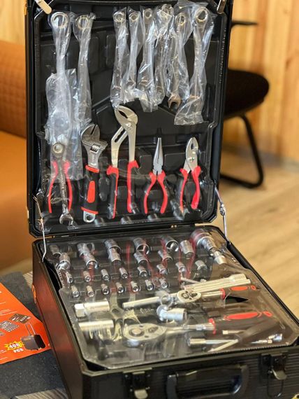 Набір інструменту WMC TOOLS 408 предметів із тріскачкою (у валізі) | Зображення 2