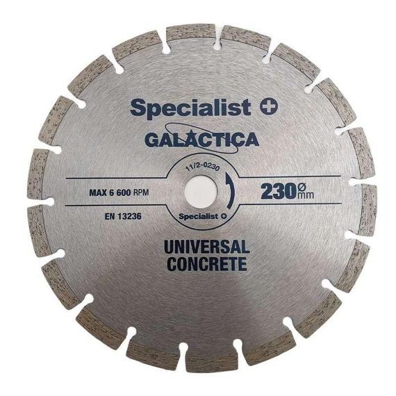 Диск алмазный Specialist+ GALACTICA 230x10x22,2 для бетона | Зображення 1