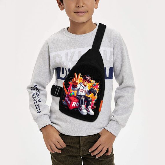 Сумка через плечо детская Roblox 29х17 см сумка слинг для мальчика (01977)