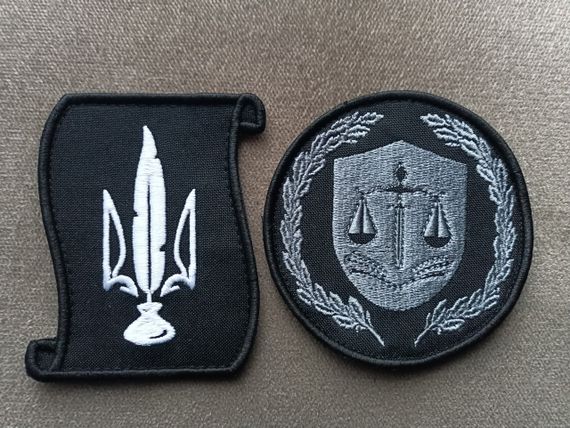 Шеврон Юрист / 2шт (комплект)