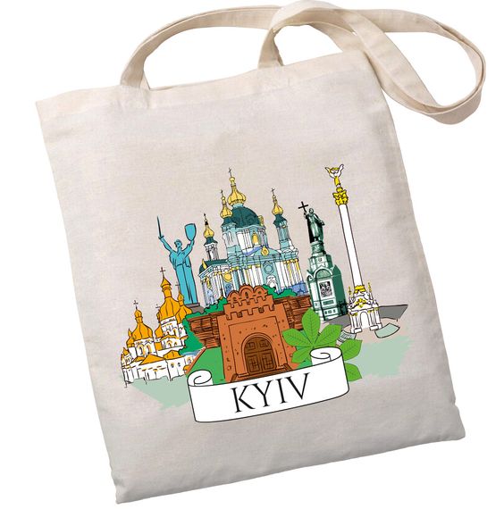 Екошопер Букопт BK4070 "Київські пейзажі" бежевий